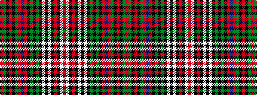 idealised woven sample of pattern RGKRKGRBRKGKGKWKWKRKWR