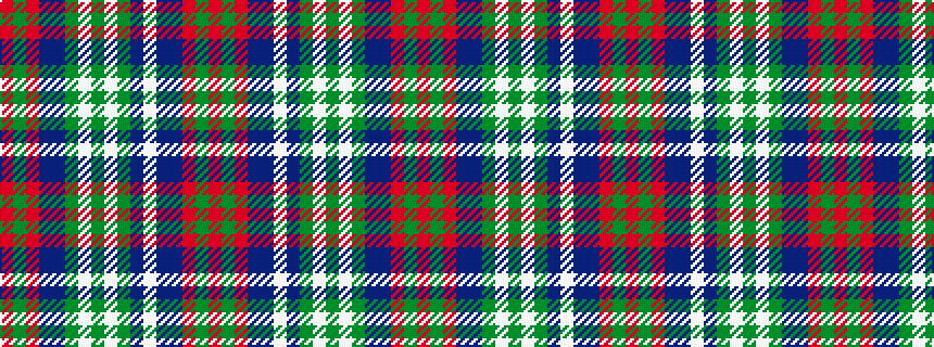 idealised woven sample of pattern RGRBBGWGWGBWBBRGR