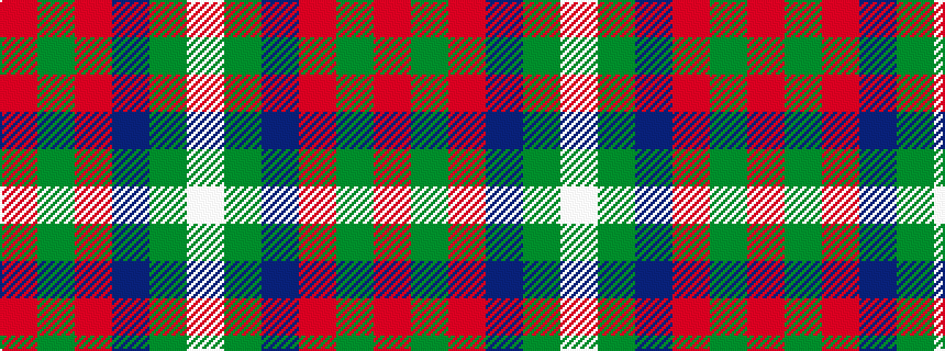 idealised woven sample of pattern RGRBGW