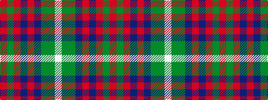 idealised woven sample of pattern RGRBRBGGW