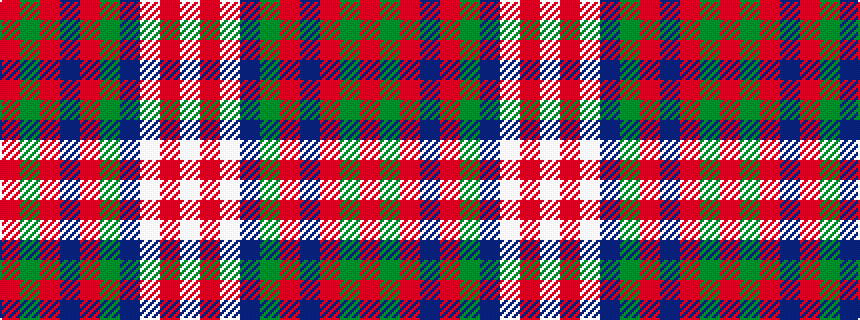 idealised woven sample of pattern RGRBRGBWRW