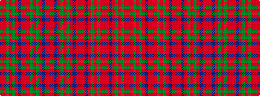 idealised woven sample of pattern RGRBRRRBRGRGRRRBRGRGRR