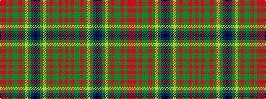 idealised woven sample of pattern RGRGGRGYGBKBGYGRGGRGRR