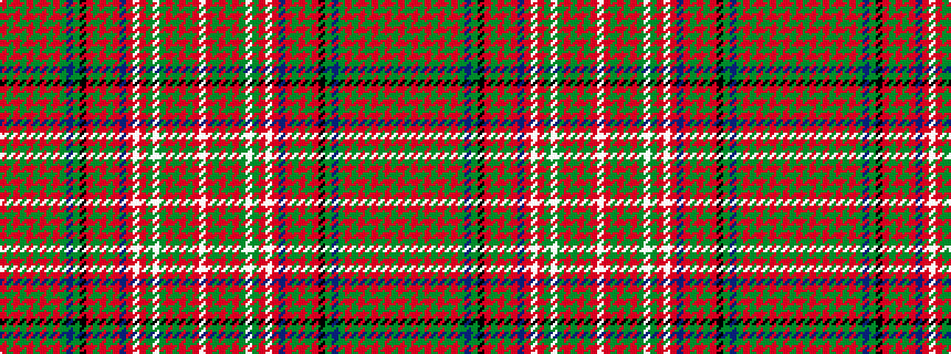 idealised woven sample of pattern RGRGRGRGRGBGKRGRGRBRWRGWGRGRGRW