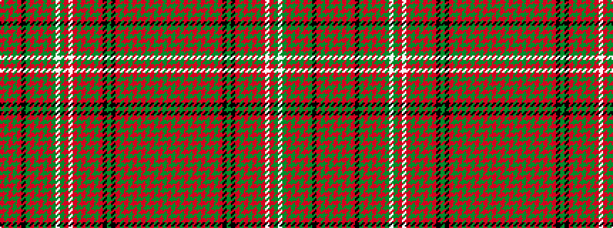 idealised woven sample of pattern RGRGRGRGRGRGRKGKRGRGRGRWRGWGRGRGRGKRGRGR