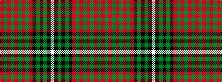 idealised woven sample of pattern RGRGRGRGRKGKGKW