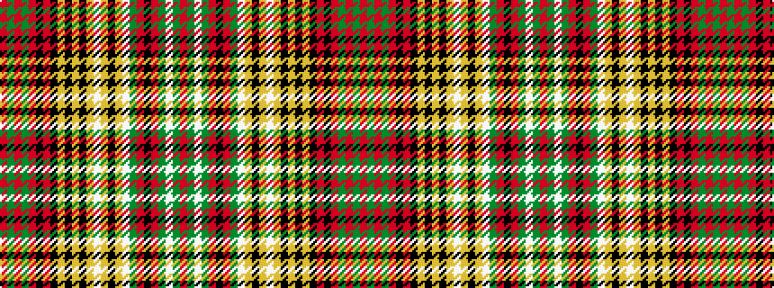 idealised woven sample of pattern RGRGRKRKYKYKYWYKYWGRKRGWGR