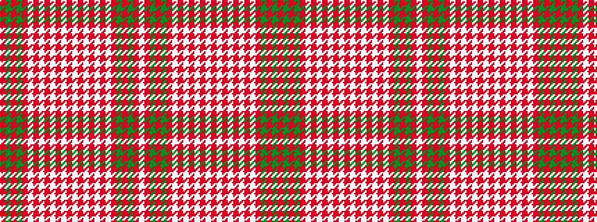 idealised woven sample of pattern RGRGRWRWRWRWRWRWRWRWRGRGRW