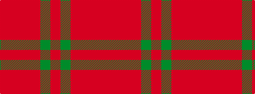 idealised woven sample of pattern RGRRRR