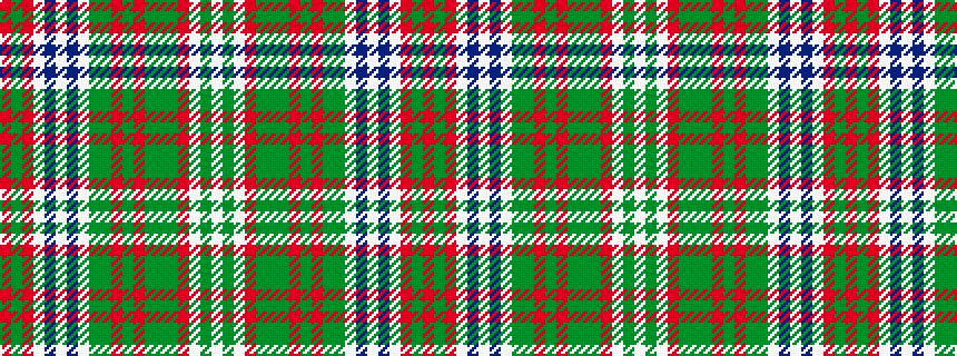 idealised woven sample of pattern RGRWBWBWGGRGRGGGRWGW