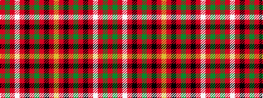 idealised woven sample of pattern RGRWRKRGRKRY