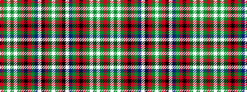 idealised woven sample of pattern RGWGWGRKRGBWKRGW