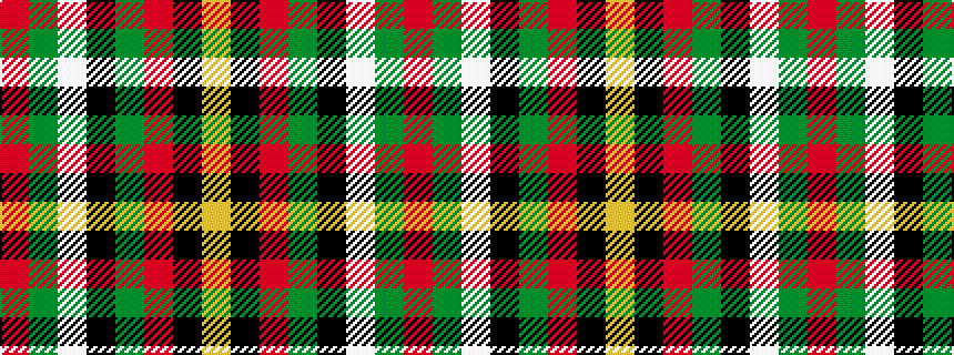 idealised woven sample of pattern RGWKGRKY
