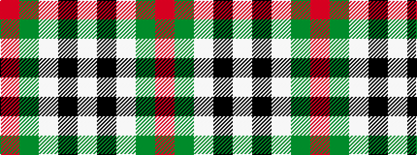 idealised woven sample of pattern RGWKW