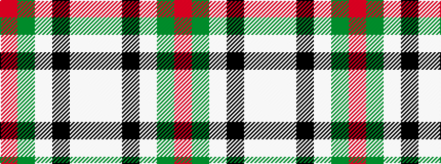 idealised woven sample of pattern RGWKWW