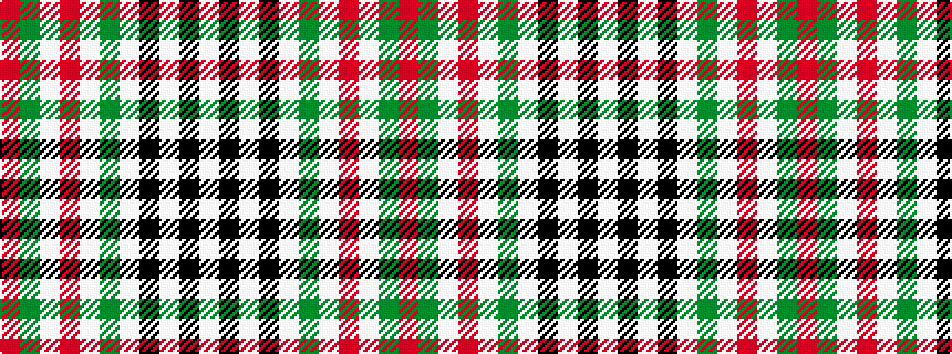 idealised woven sample of pattern RGWRWGWKWKW