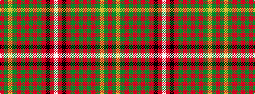 idealised woven sample of pattern RGYGRGRGRGRKRW