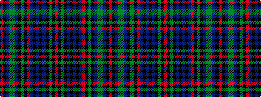 idealised woven sample of pattern RKBGGBKGKRBKBKBKGKR
