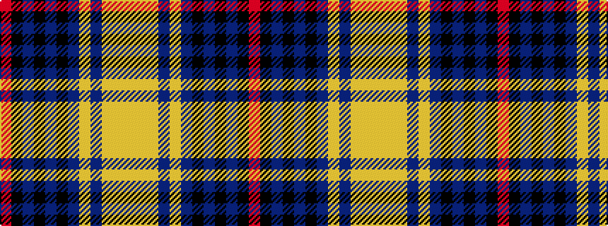 idealised woven sample of pattern RKBKBKBYBYYY