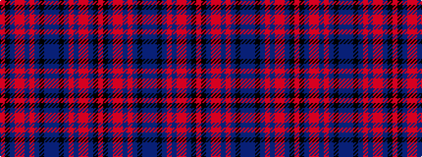 idealised woven sample of pattern RKBRRBRBKBBBKBRBRRBKR