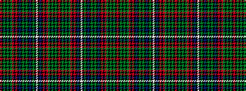 idealised woven sample of pattern RKGKGKGRKRKBKGKGKBKGKWKBKRKRGKGKGKR