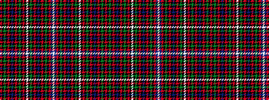 idealised woven sample of pattern RKGKRKBKRKGKRKWKGKRKBKRKGKRBW