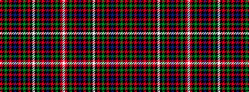 idealised woven sample of pattern RKGKRKBKRKGKRKWKGKRKBKRKGKRW