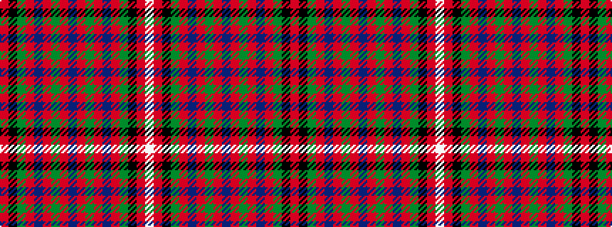 idealised woven sample of pattern RKGRBRGRBRGRBRGKRW