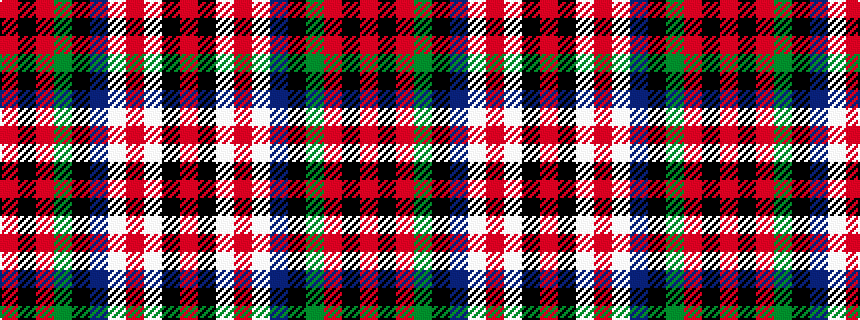 idealised woven sample of pattern RKRGKBWRWKR