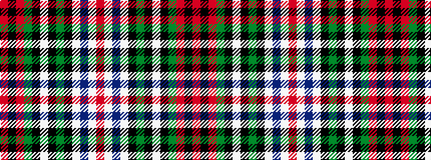 idealised woven sample of pattern RKRGKWKGKWBWR