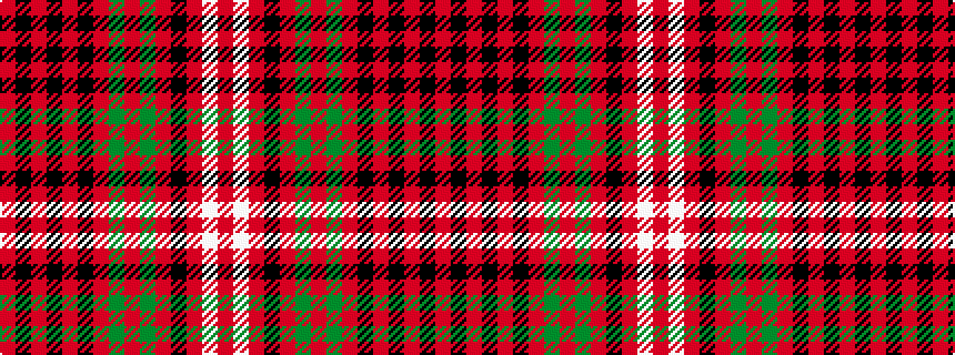 idealised woven sample of pattern RKRKRKRGRGRKRWR