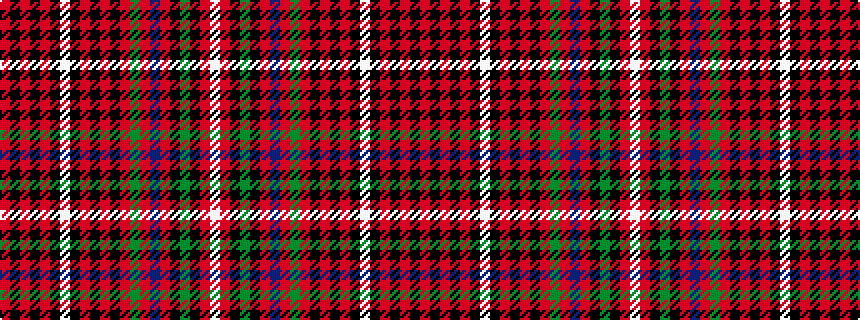 idealised woven sample of pattern RKRKRKWKRKRKRGRBRKGKRW