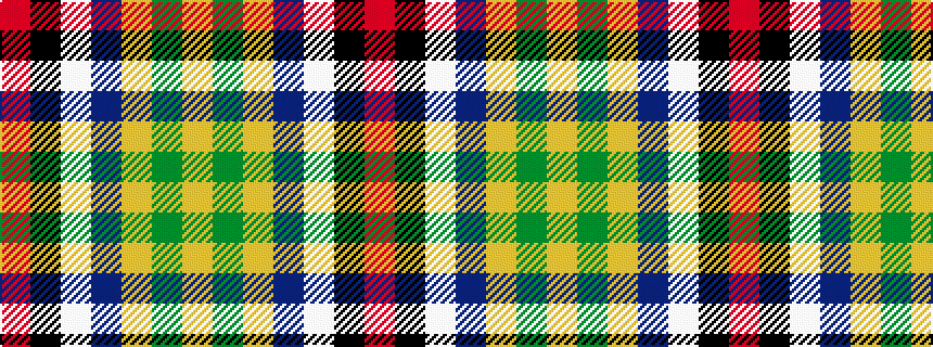 idealised woven sample of pattern RKWBYGY
