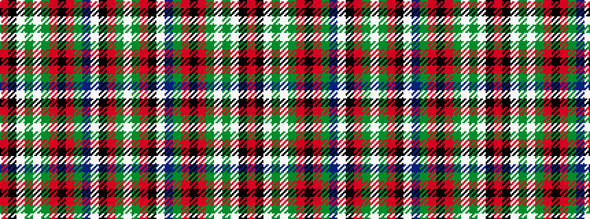 idealised woven sample of pattern RKWGWGRKRGBWKRGW