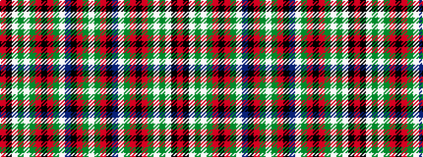 idealised woven sample of pattern RKWGWGRKRGWBKRGW