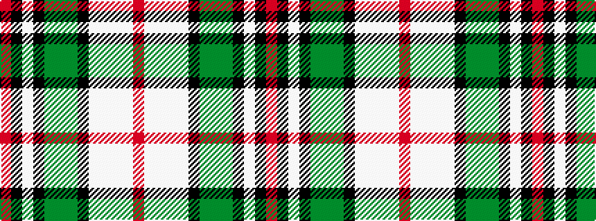 idealised woven sample of pattern RKWKGGGKWWWWR