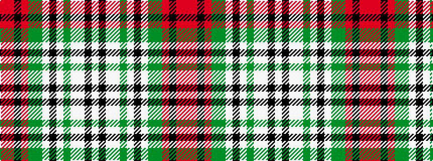 idealised woven sample of pattern RRKRGGWKWGWWKW