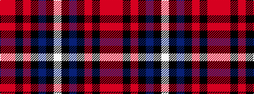 idealised woven sample of pattern RRKRKBKW