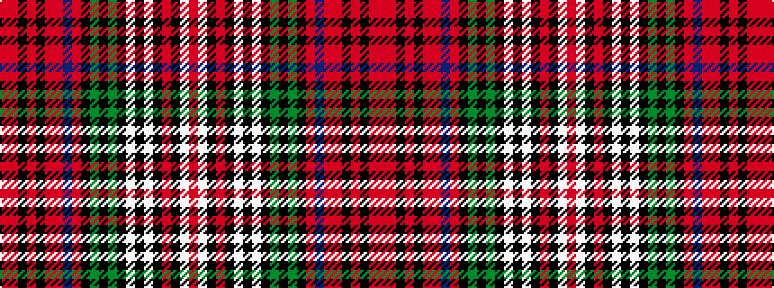 idealised woven sample of pattern RRKRKRRBRKGKGKWKWKRKWR