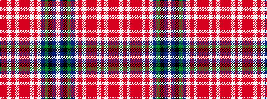 idealised woven sample of pattern RRWRWRRRWRWBGKBW