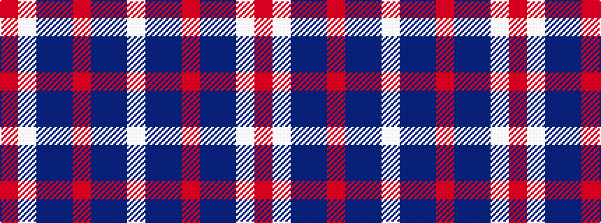 idealised woven sample of pattern RWBBRBBW