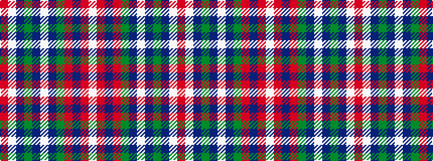 idealised woven sample of pattern RWBGBWBGRBRW