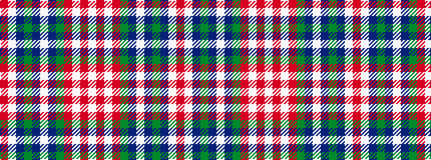 idealised woven sample of pattern RWBGBWBGRWRW