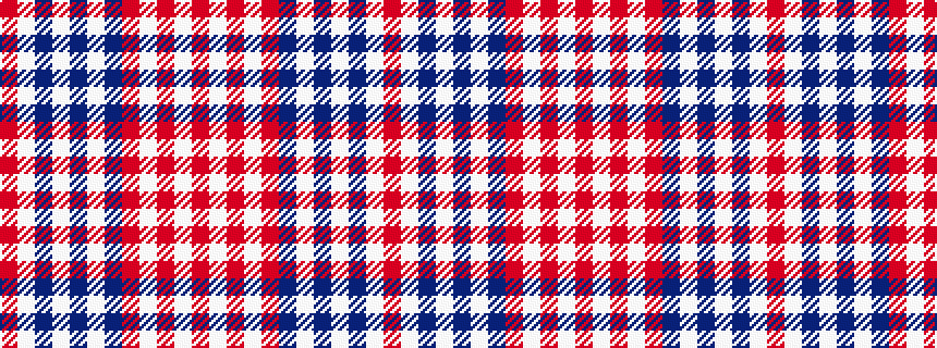 idealised woven sample of pattern RWBWBWBRWRWR