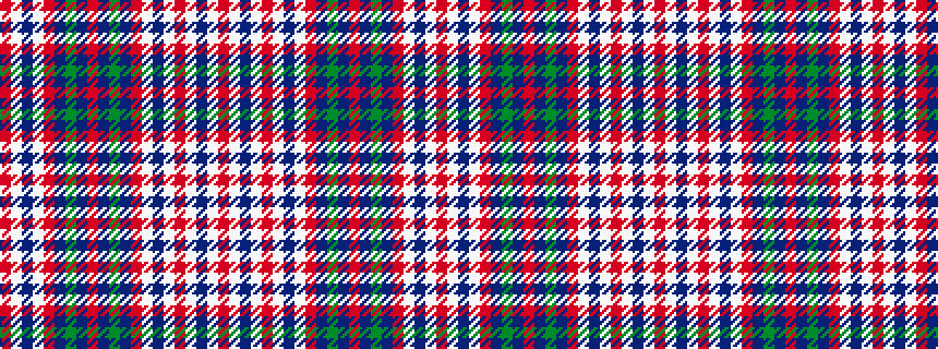 idealised woven sample of pattern RWBWRBGBRBGBRWBWRWBWR