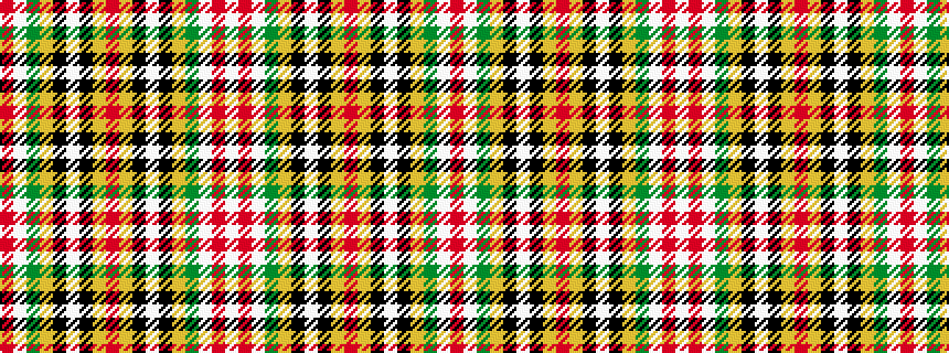 idealised woven sample of pattern RWGYKWKYRYKWKYGWRW