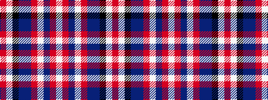 idealised woven sample of pattern RWKBBRWBRW