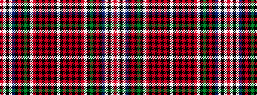 idealised woven sample of pattern RWKWBKRKGKWRKRKRKRKW