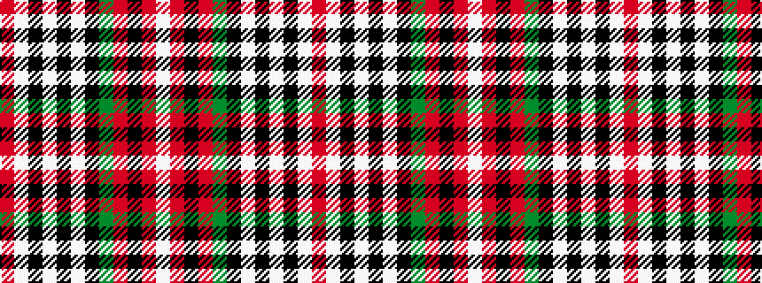 idealised woven sample of pattern RWKWKWKGRKRW