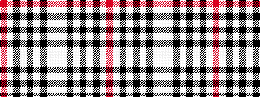 idealised woven sample of pattern RWKWKWKWW